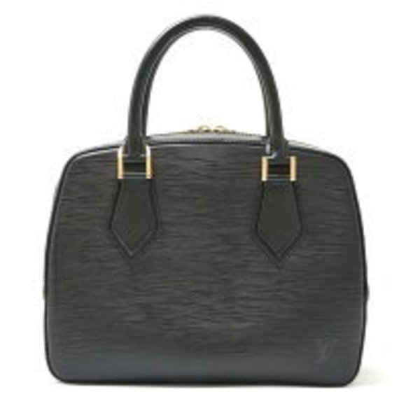 Louis Vuitton Leather Epi Handbag Sablon Black - Picture 1 of 7